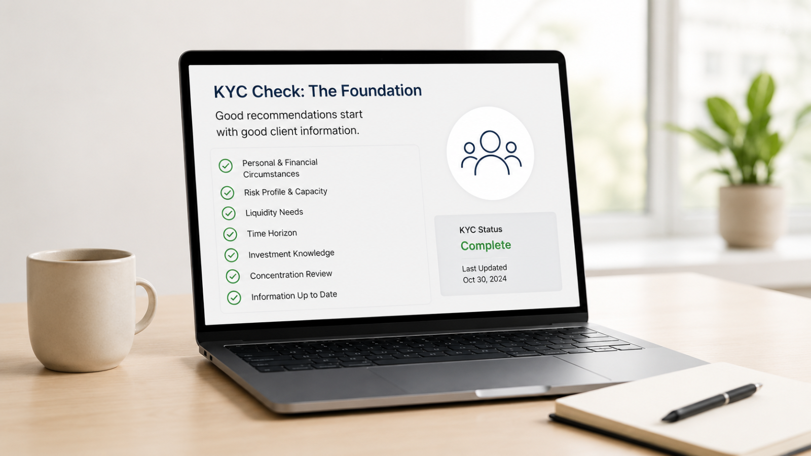 Advisor-focused KYC checklist